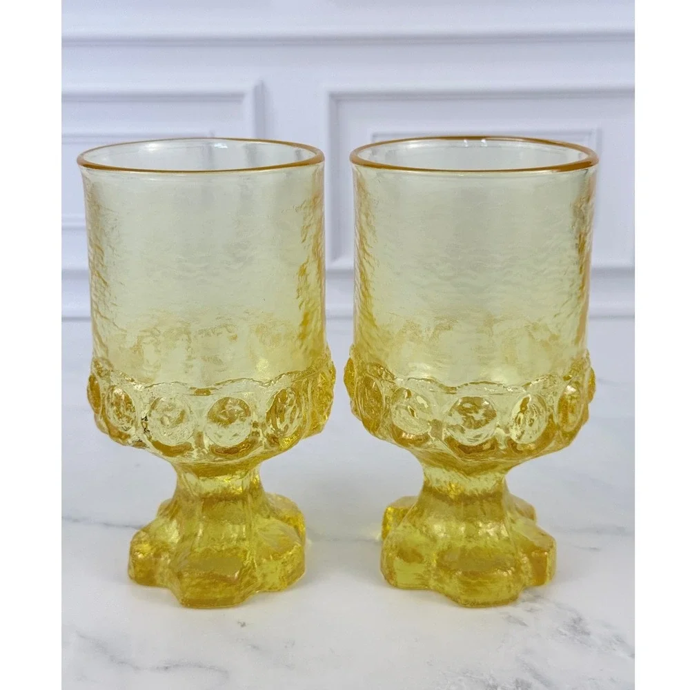 VTG PAIR (2) Franciscan Madeira Cornsilk (Yellow) 5 1/2